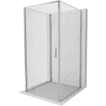 Mexen Exo-3S 3-стенна отваряща се душ кабина 70 x 70 см, прозрачна, хром (817-070-070-01-00-3S)