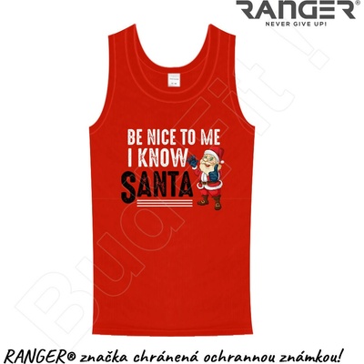 Ranger tielko motív Santa 2 červená