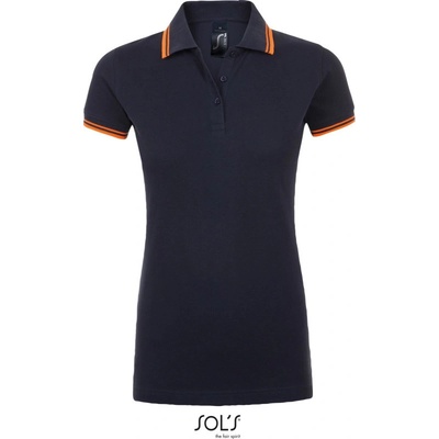 SOL's Collection Polokošile Pasadena Women krátký rukáv dámská COT-250578y9501 Navy oranžová