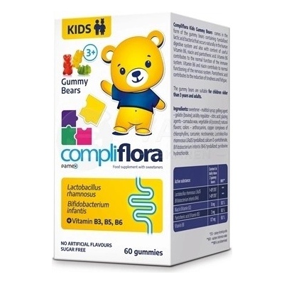 Compliflora KIDS želatínové medvedíky 60 ks