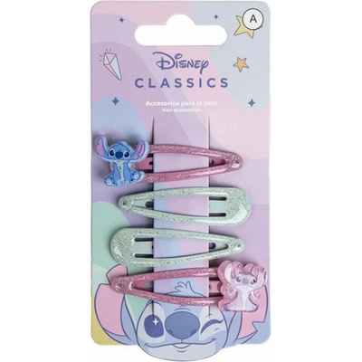Sponky do vlasů LILO AND STITCH Angel 4 ks