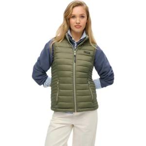 SUPERDRY Потник Superdry Fuji Lite Padded vest - Green (Dusty Olive Green)