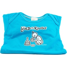 Detské body Mayaka s krátkym rukávom The Lord of the Rings tyrkysové