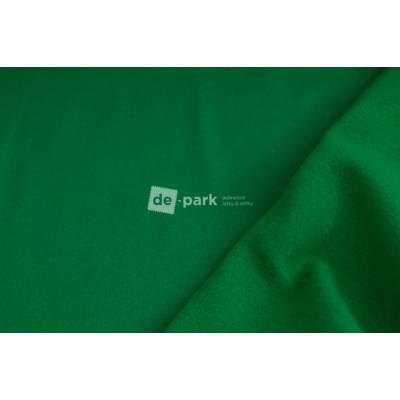 de-park Počesaná teplákovina silná - trávově zelená