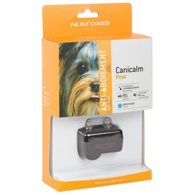 NUM'AXES Canicalm First - Регулируем противолаещ нашийник за кучета, 4 нива на стимулация, 55 х 40 х 36 мм