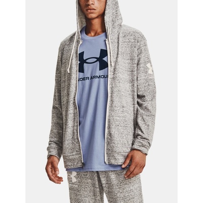 Under Armour UA Rival Terry LC FZ biela