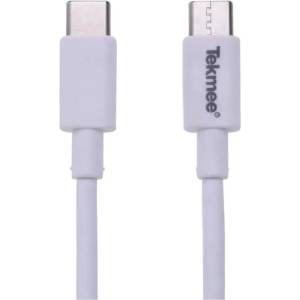 TEKMEE Кабел Tekmee 1м за Type-C Type-C 40430065 бял (Type-C Type-C)