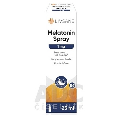 LIVSANE Melatonín 1 mg 25 ml
