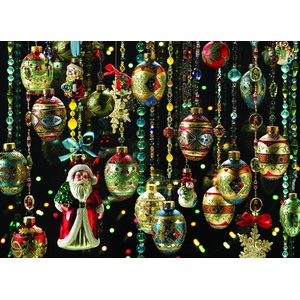 Cobble Hill - Puzzle Christmas ornaments - 1 000 piese