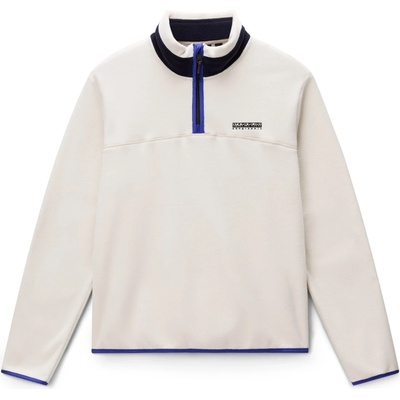 Napapijri Мъжки поларен пуловер Napapijri T-Dergana Half Zip Fleece jumper - Beige Dimity - размер XXL (005-6474-0115)