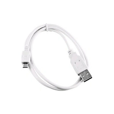 C-Tech CB-USB2M-10W USB 2.0 AM/Micro, 1m, bílý