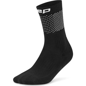 CEP Дамски чорапи за бягане CEP Women's Pro Run Reflective Socks 3.0 Mid Cut Running socks - Black - размер II (207-1855-0111)