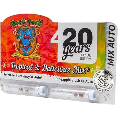 Sweet Seeds Tropical & Delicious Mix Auto semienka neobsahujú THC 4 ks