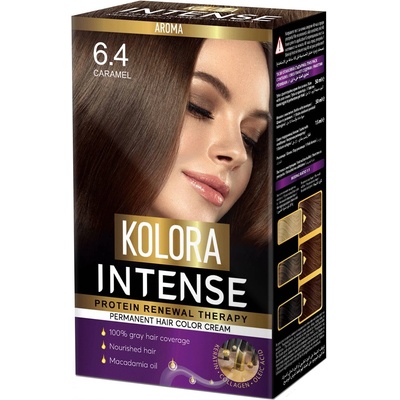 Kolora Intense Боя за коса, 6.4 Карамел