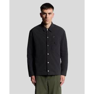 Lyle and Scott Crinkle Overshirt - Black