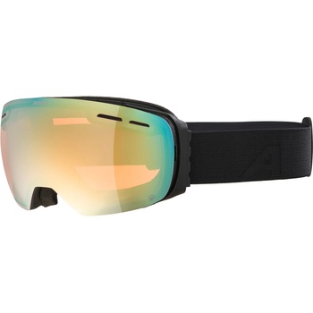 Alpina Ски маска Alpina Granby Q Mirror S2 (VLT 32%) Ski goggles - Black Matt / Mirror Gold - размер One Size (417-4032-0111)