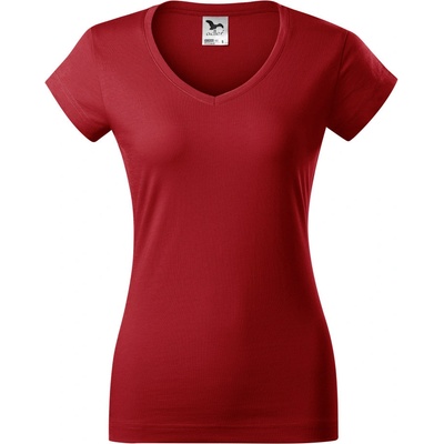 Malfini Fit V-neck 162 07 červená
