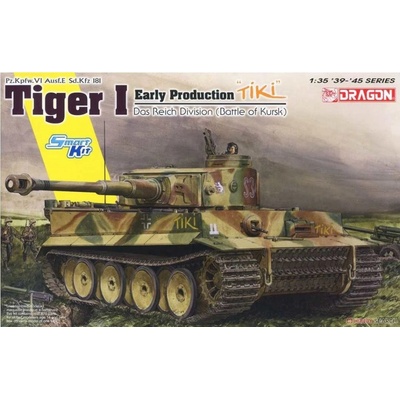 Dragon Model Kit tank 6885 Tiger I Early ProductionTiKi Das Reich Division Battle of Kharkov SMART KIT 1:35