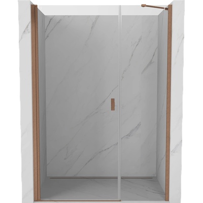 Mexen Mist-B врата за душова кабина, отварящи се 95 см, прозрачни, полиран месинг - 8A2-095-001-65-00 (8A2-095-001-65-00)