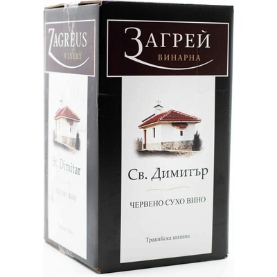 Zagreus Winery Cabernet Sauvignon Bag in Box červená 2024 14% 10 l (kartón)