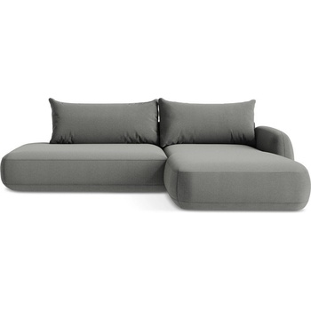 makamii Сив сгъваем ъглов диван (десен ъгъл) Hale - Makamii (HALE_RCOF_48_P1_C6)