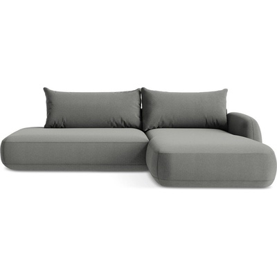 makamii Сив сгъваем ъглов диван (десен ъгъл) Hale - Makamii (HALE_RCOF_48_P1_C6)