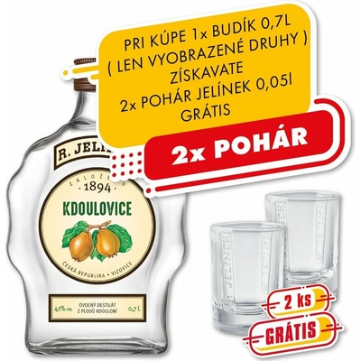 R. Jelínek Kdoulovice 42% 0,7 l (čistá fľaša)