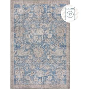 Flair Rugs Син килим подходящ за пране 190x290 cm Orelia Global - Flair Rugs (503119379288)
