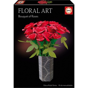 Educa 3D пъзел Educa - Флорално изкуство, Рози (EDU20139)