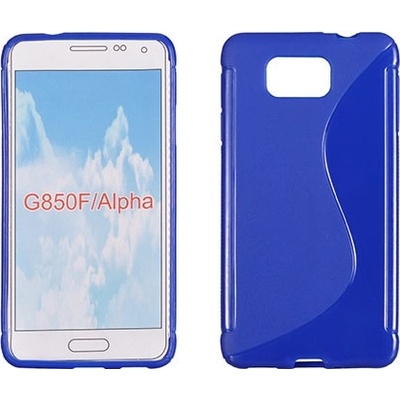 Pouzdro S-CASE Samsung G850 Galaxy Alpha modré