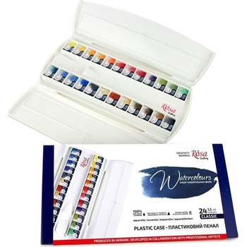 Rosa 340301 Комплект акварелни бои 24 x 2, 5 ml (340301)