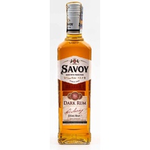 SIS Savoy Tmavý Rum 37,5% 0,7 l (čistá fľaša)