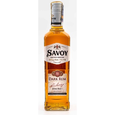 SIS Savoy Tmavý Rum 37,5% 0,7 l (čistá fľaša)