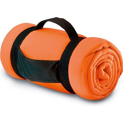 SOĽS Fleecová deka s uchem SL04342 Bright Orange 150x120