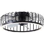 Brilliant - LED таванен вентилатор с осветление CAPO LED/36W/230V черен + дистанционно управление (BI0478)