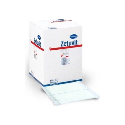 Hartmann Zetuvit kompres nasiakavý 10 cm x 20 cm 30 ks