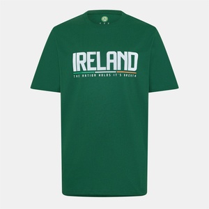 Castore Мъжка тениска Castore Ireland Crest T-Shirt Mens - Jolly Green