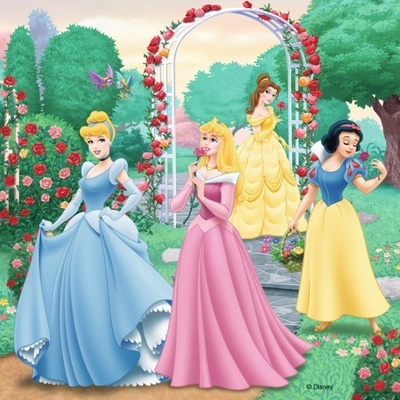 Ravensburger 094110 3 x 49 Disney Princezny
