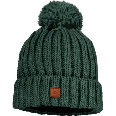 maximo Детска зимна шапка (beanie) Maximo Kid's Mütze Rippe mit Pompon und Fleecefutter Beanie - Forest - размер 49-51 cm (904-2947-0312)
