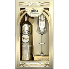 Beluga Noble Celebration 40% 1 l (dárkové balení 1 sklenice)