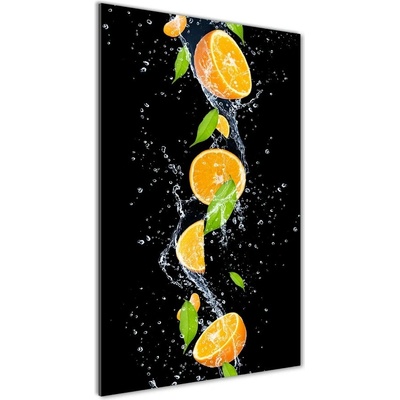 Vertikálny fotoobraz na skle Pomaranče 50x100 cm