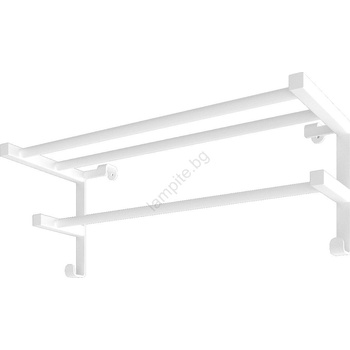 Mario Radiators Сушилник за кърпи за банен радиатор HF SHEFFIELD 52 x 20, 4 см, бял (MR0032)