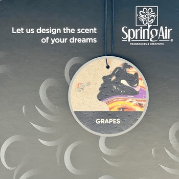 SpringAir Хартиен ароматизатори за кола graps (146)