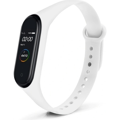 Xiaomi Jednobarevný náhradní náramek pro Mi Band 3/4 Bílá MIBANDCZX00006