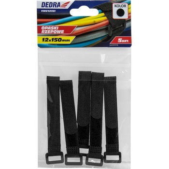 DEDRA 11RC16212 sťahovacia páska na suchý zips 16x210mm 10ks