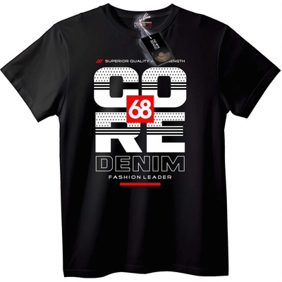 NOONEBRAND Тениска 68 Основа Деним - 2XL, White