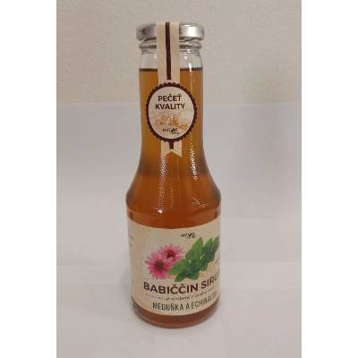 Babiččin bylinný sirup Meduňka a echinacea 0,5 l