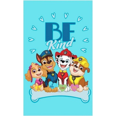 Setino Dětský ručník Tlapková patrola - Paw Patrol - motiv Be Kind 30 x 50 cm