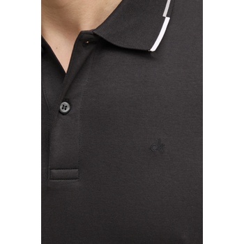 Calvin Klein Памучна тениска с яка Calvin Klein (K10K114130)