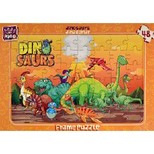 Art Puzzle Детски пъзел Art Puzzle от 48 части - Динозаври (5914) - baby
